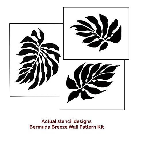 Трафареты для декора стен цветы