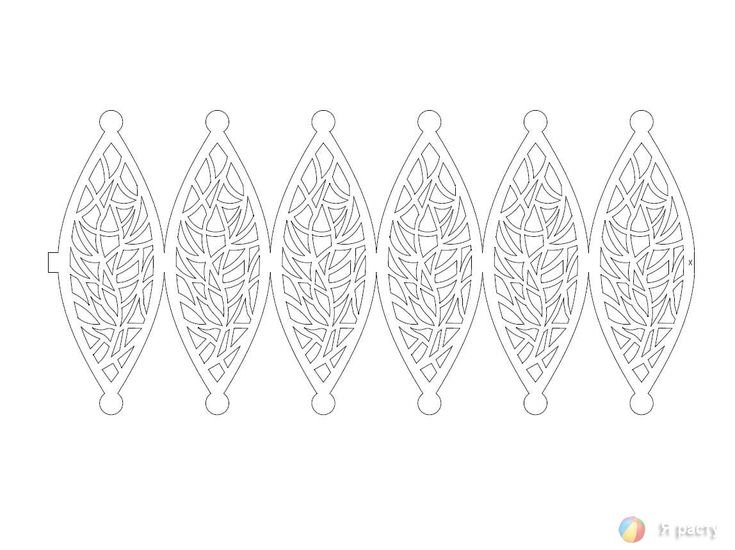 Ажурные шарики из бумаги