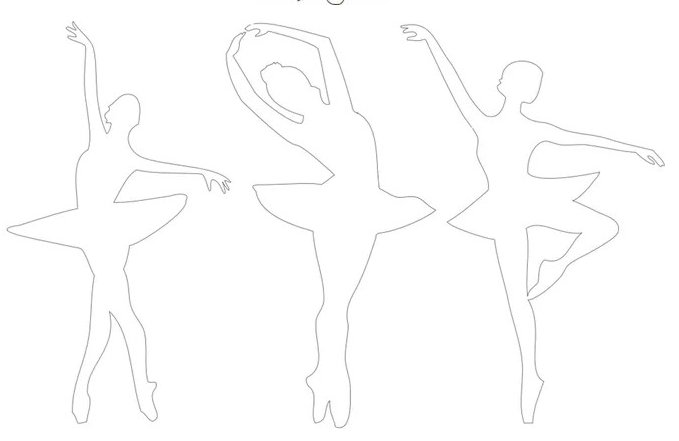 Снежинки балеринки