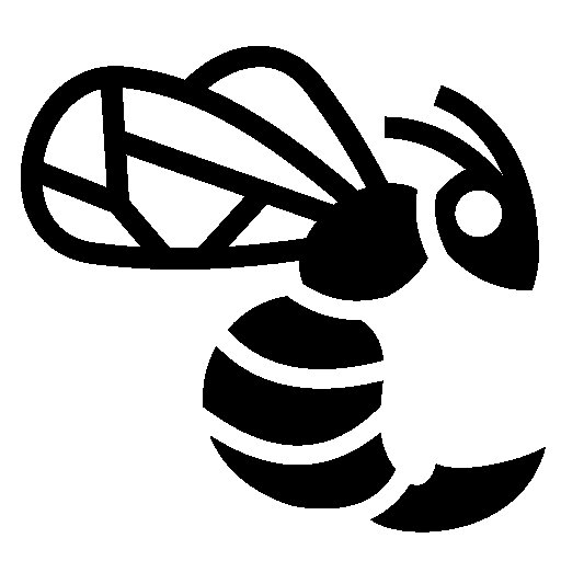 Пчела силуэт