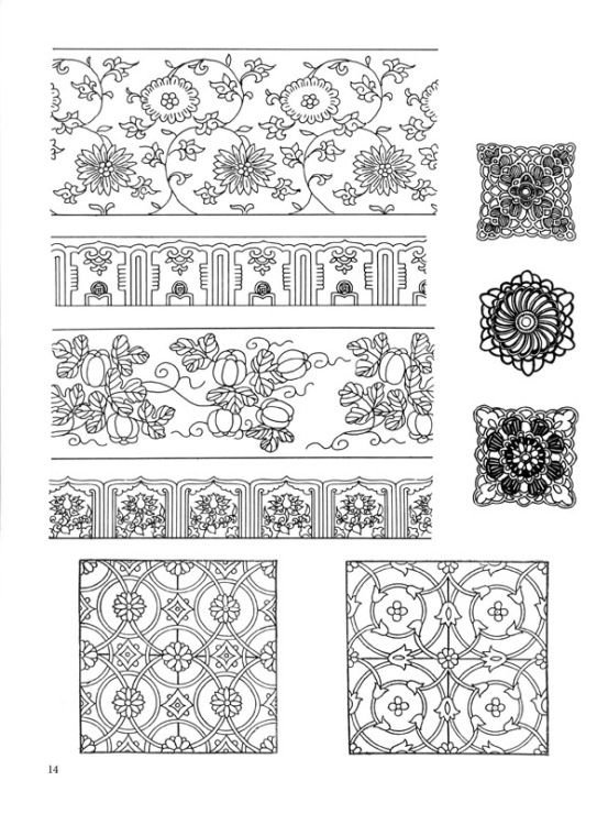 Китайский растительный орнамент
