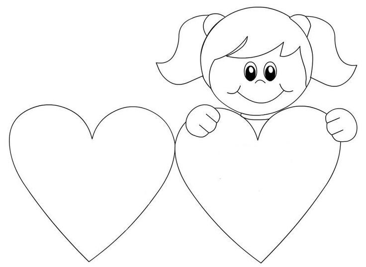 Аппликация сердечко