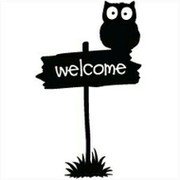 Трафарет Welcome