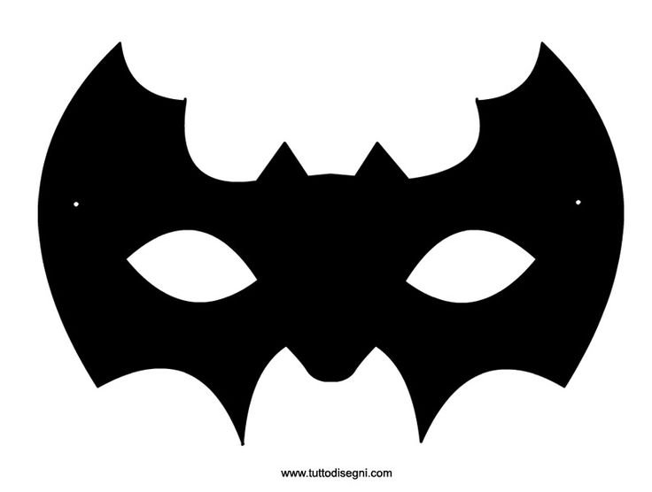 Маска Хэллоуин летучая мышь