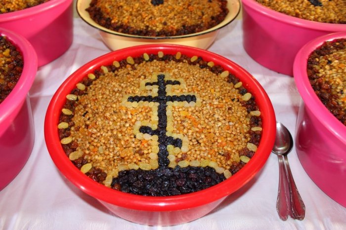 Коливо на Великий пост