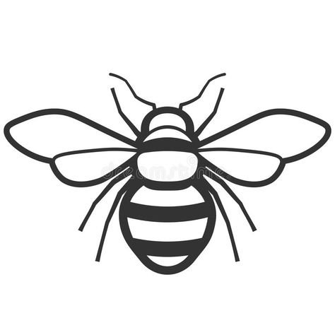 Пчела раскраска