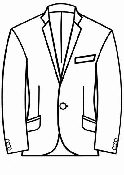 Пиджак рисовать