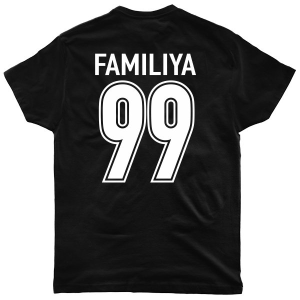 Черная футболка с номером