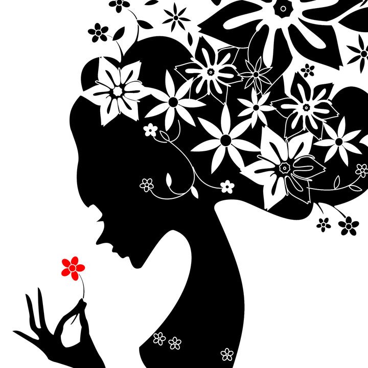 Силуэт девушки