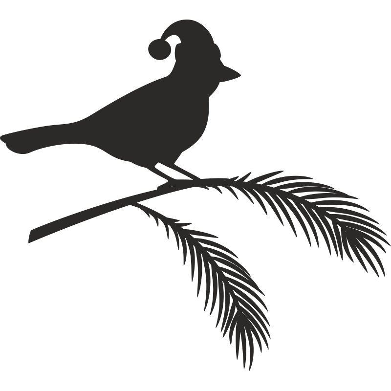 Трафарет птицы