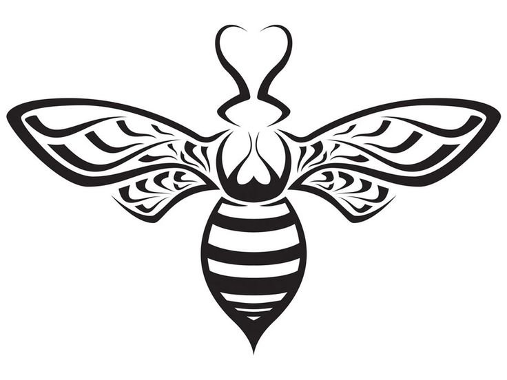 Стилизованная пчела