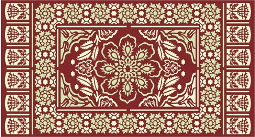 Трафарет ковра