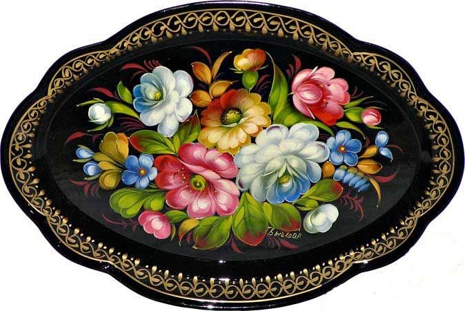 Жостовская роспись Городецкая роспись