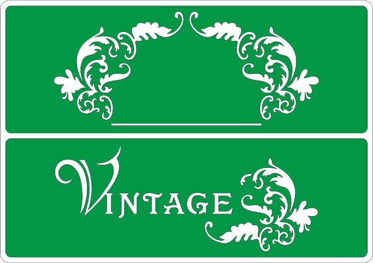 Трафарет надпись