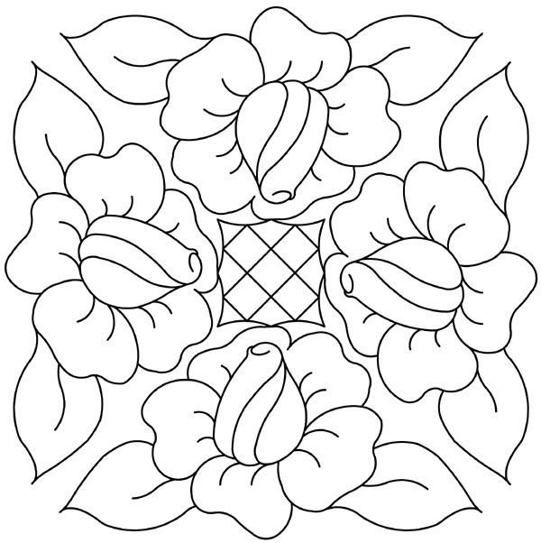 Вышивка шадоу-трапунто