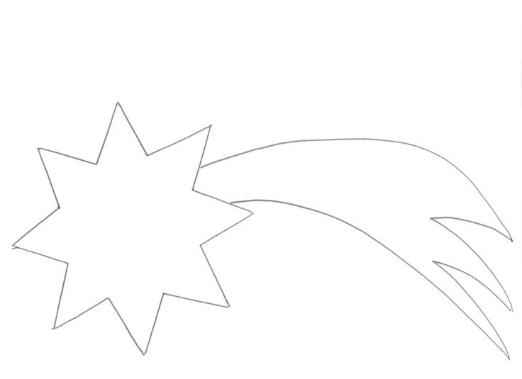 Трафарет звезды