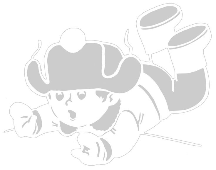 Вытынанки дети зимой