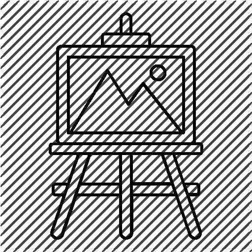 Мольберт раскраска