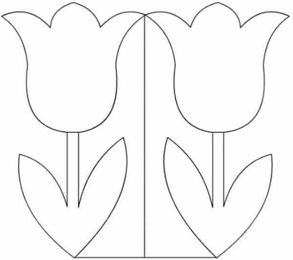 Заготовки цветов для аппликации
