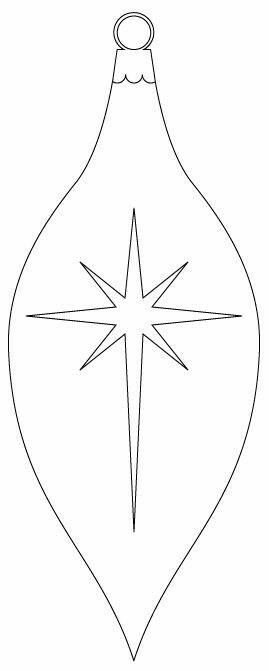 Новогодние шары трафарет