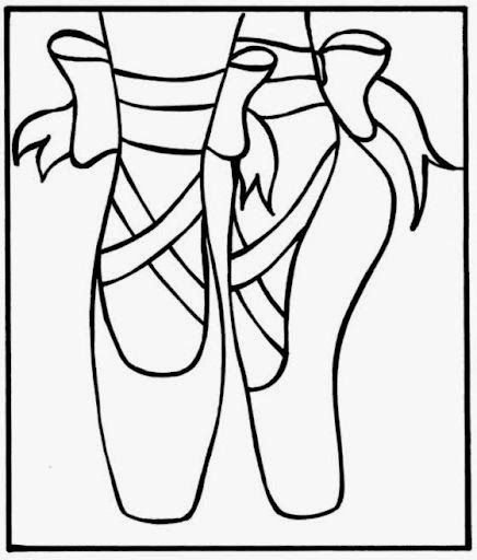 Туфли раскраска для детей