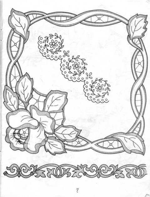 Схемы Ришелье узоры