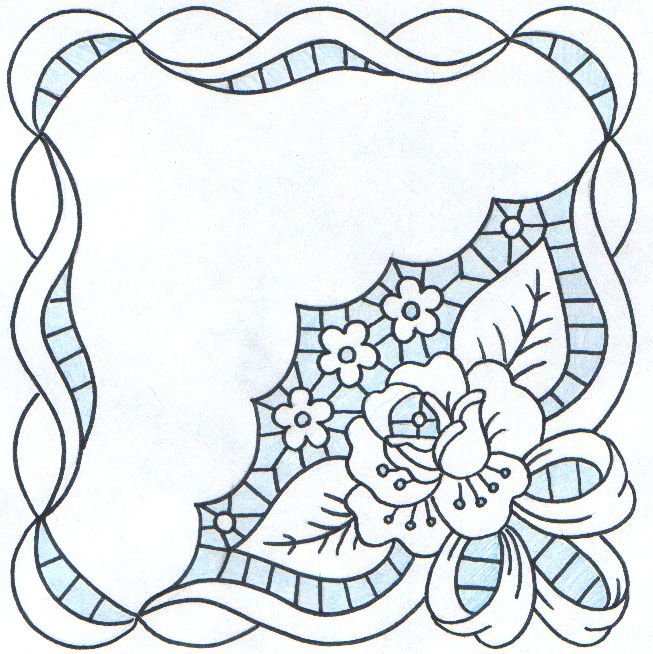 Салфетки Ришелье схемы