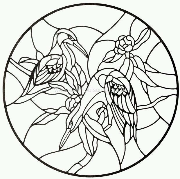 Витражная роспись трафареты