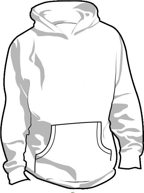 Набросок для рисования толстовка