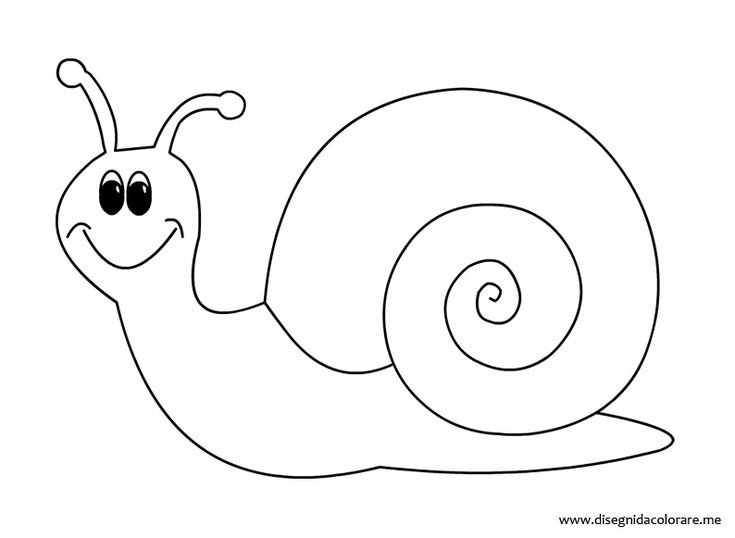 Трафарет улитки для вырезания