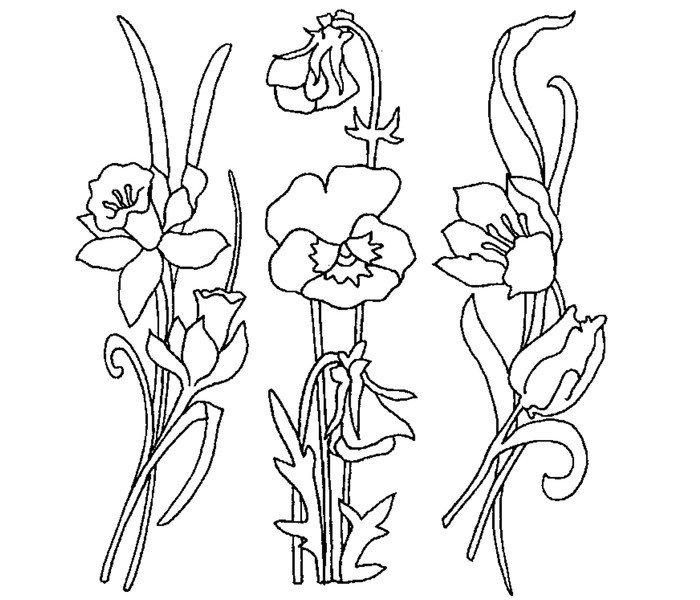 Роспись вазы трафареты