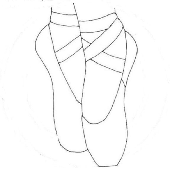 Пуанты для срисовки