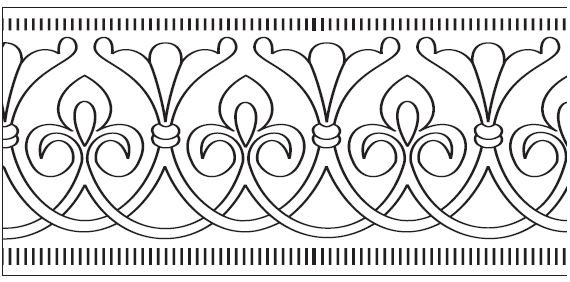 Грузинский орнамент полоса