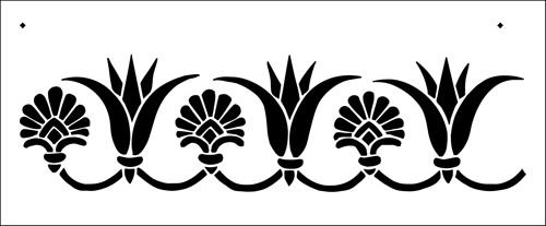 Орнамент древняя Греция Лотос