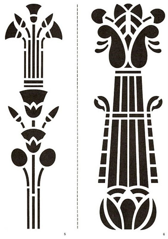 Трафарет Египетский орнамент