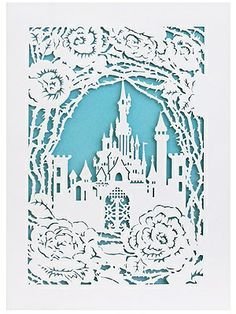 Замок снежной королевы вытынанка