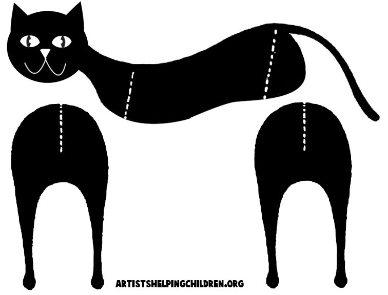 Аппликация кошка