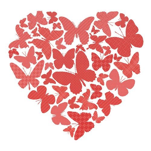 Сердечки разных размеров