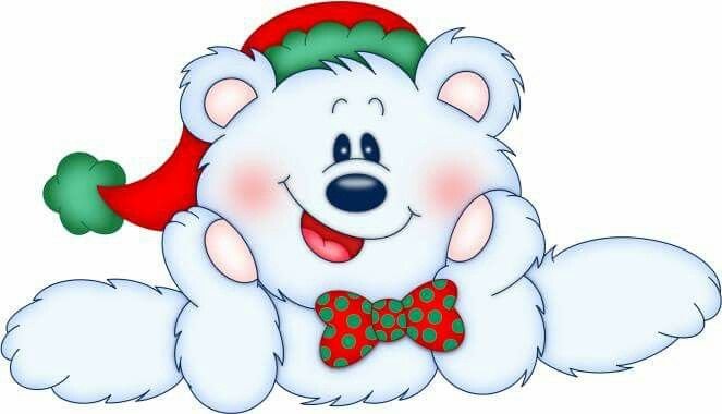 Новогодние зверушки на прозрачном фоне