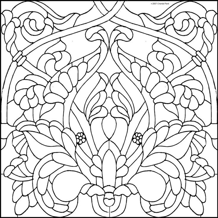 Эскиз витража