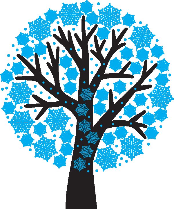 Зимнее дерево для детей