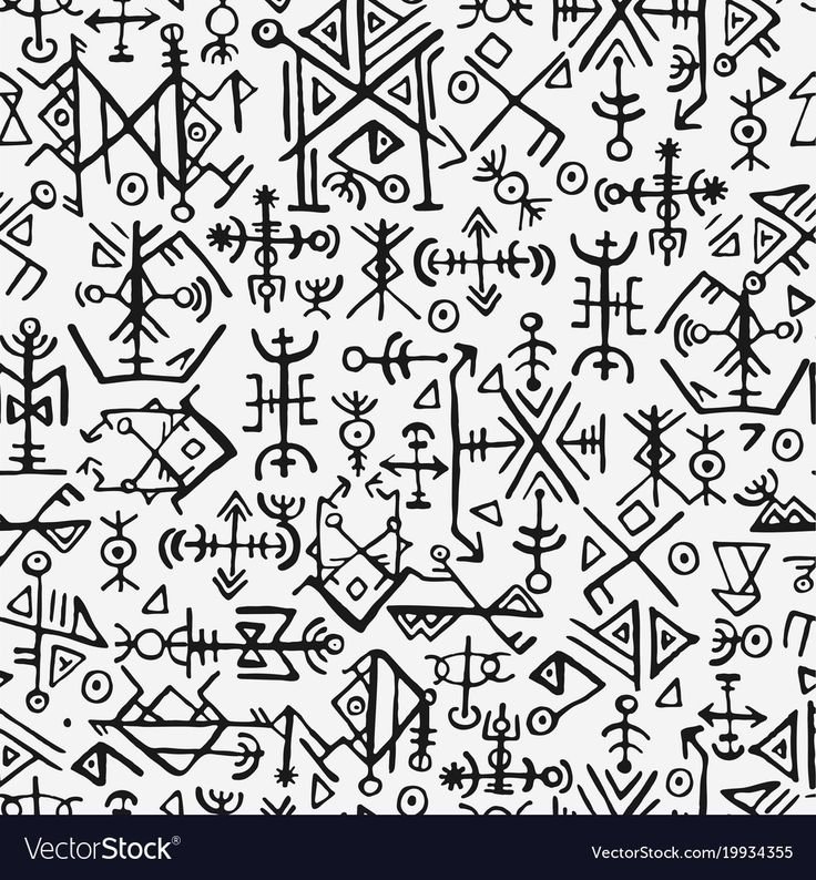 Славянский рунический орнамент