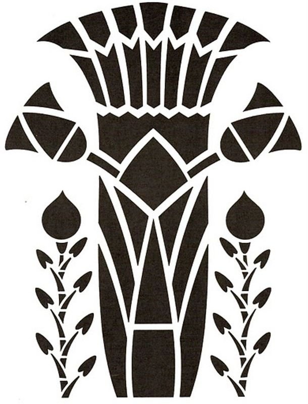 Трафарет Египетский орнамент