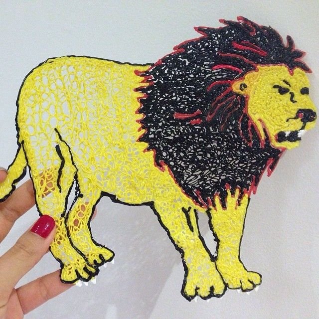 Картины 3d ручкой