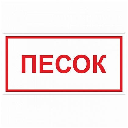 Трафарет песок на пожарный ящик