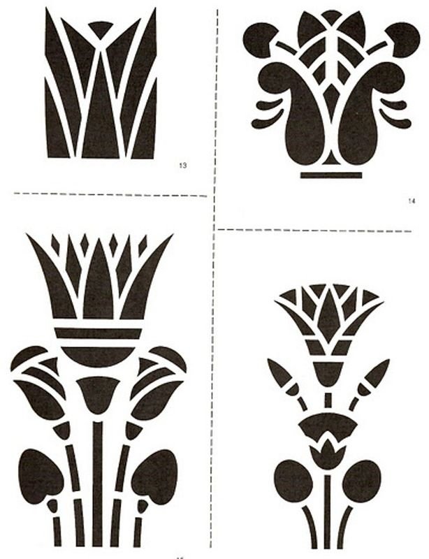 Трафарет Египетский орнамент