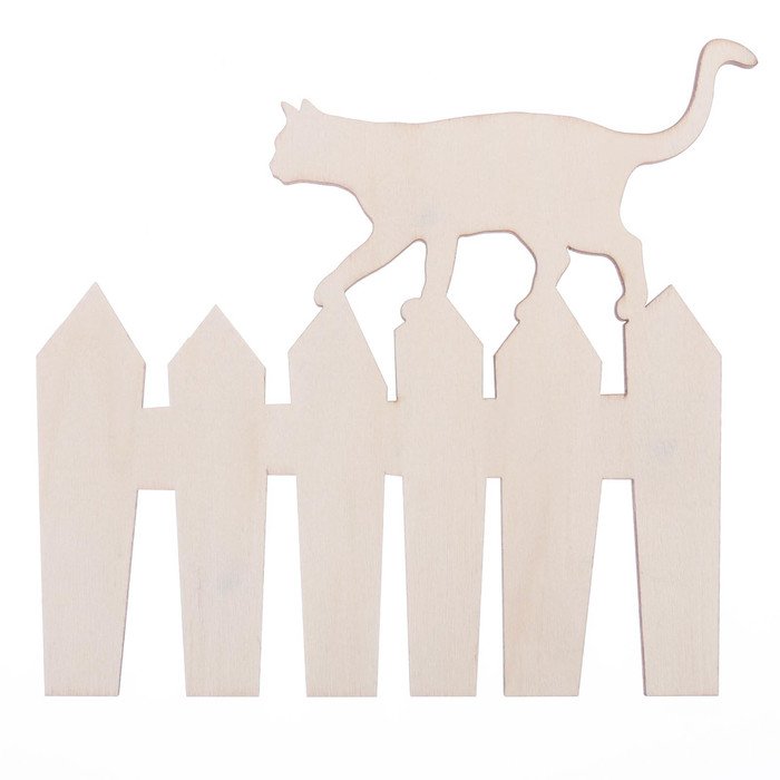 Кот из фанеры