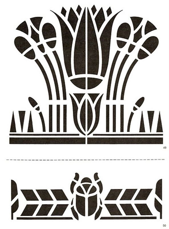 Египетский орнамент Лотос