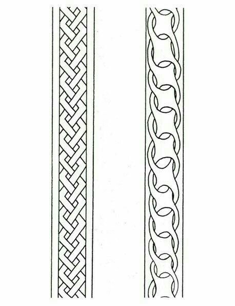 Косичка резьба по дереву узор