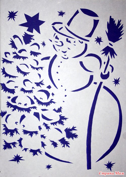 Трафарет "окна"